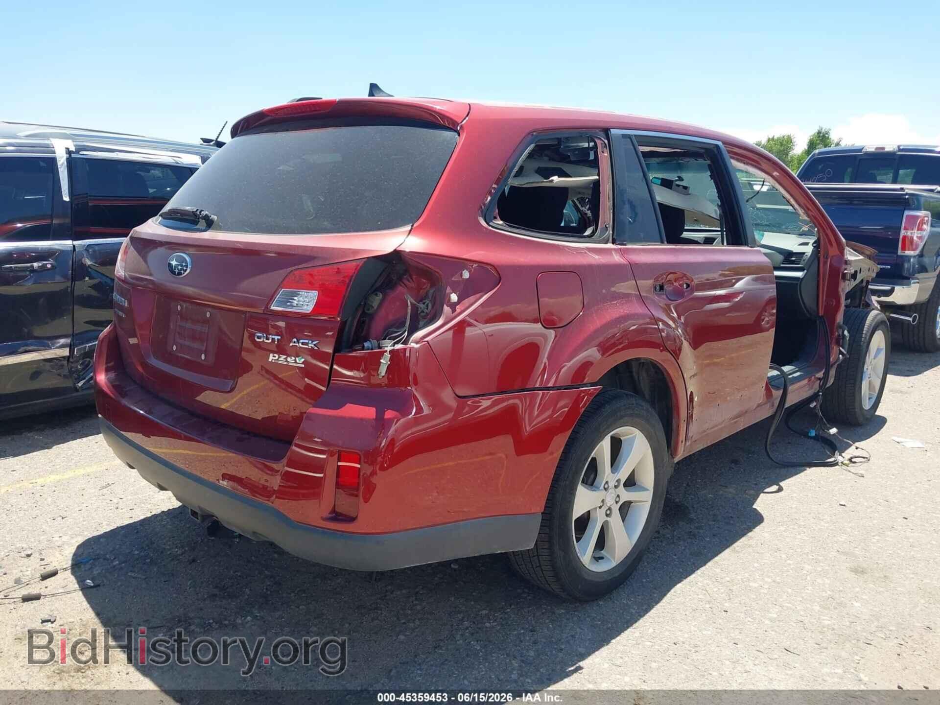 2014 SUBARU OUTBACK - VIN: 4S4BRBCC7E3257982 - Фото 4