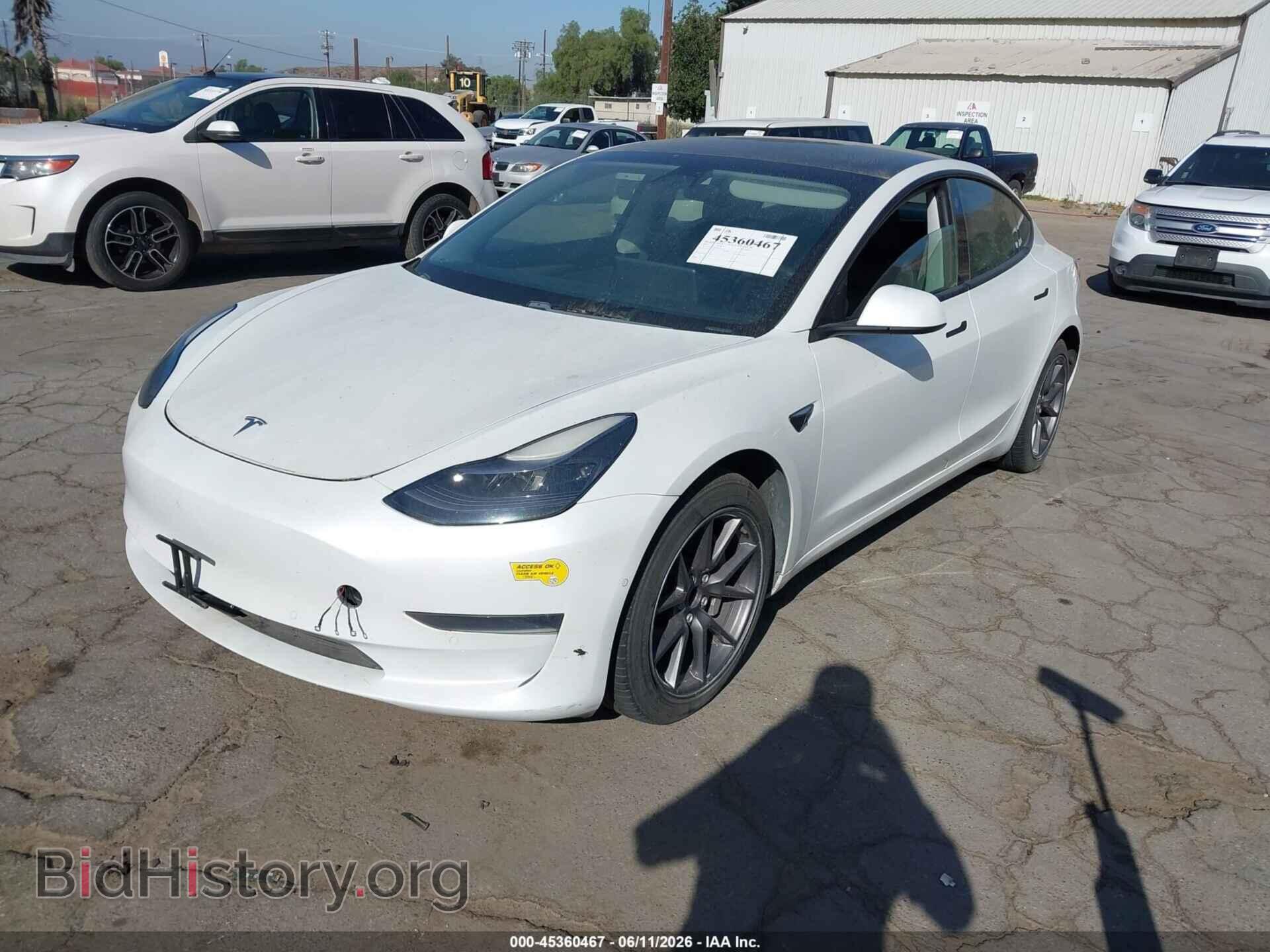 2021 TESLA MODEL 3 - VIN: 5YJ3E1EA5MF051717 - Фото 2