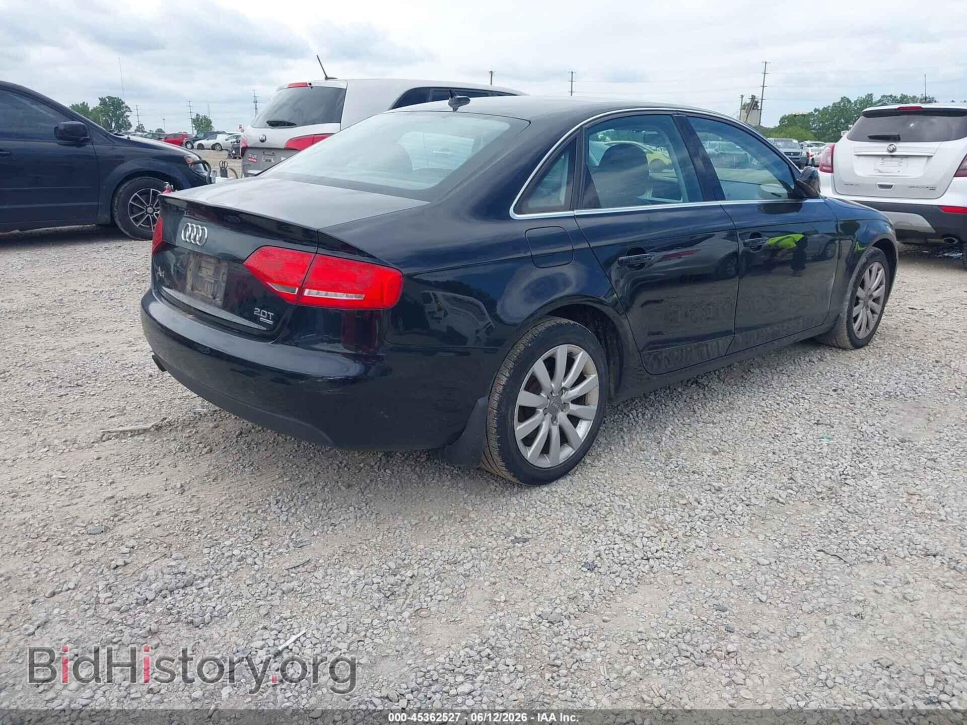 2012 AUDI A4 - VIN: WAUBFAFL3CN015885 - Фото 4