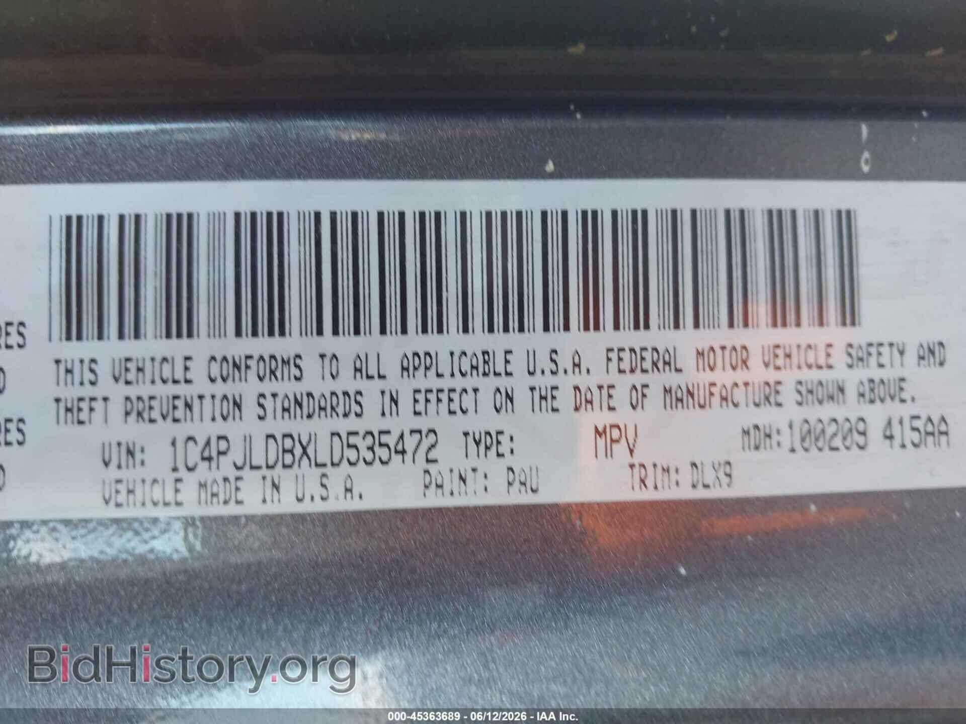 2020 JEEP CHEROKEE - VIN: 1C4PJLDBXLD535472 - Фото 9