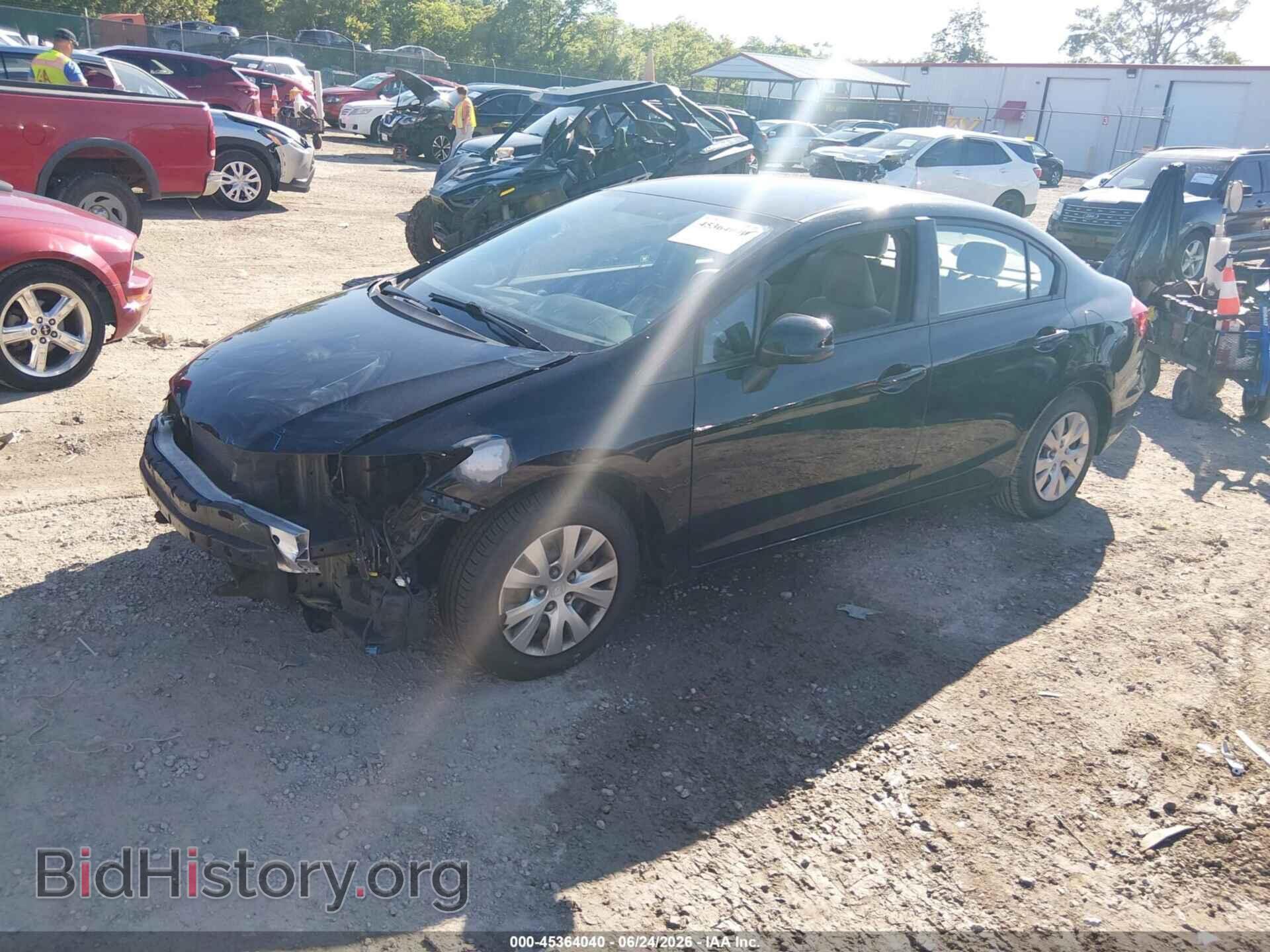2012 HONDA CIVIC - VIN: 19XFB2F51CE060559 - Фото 2