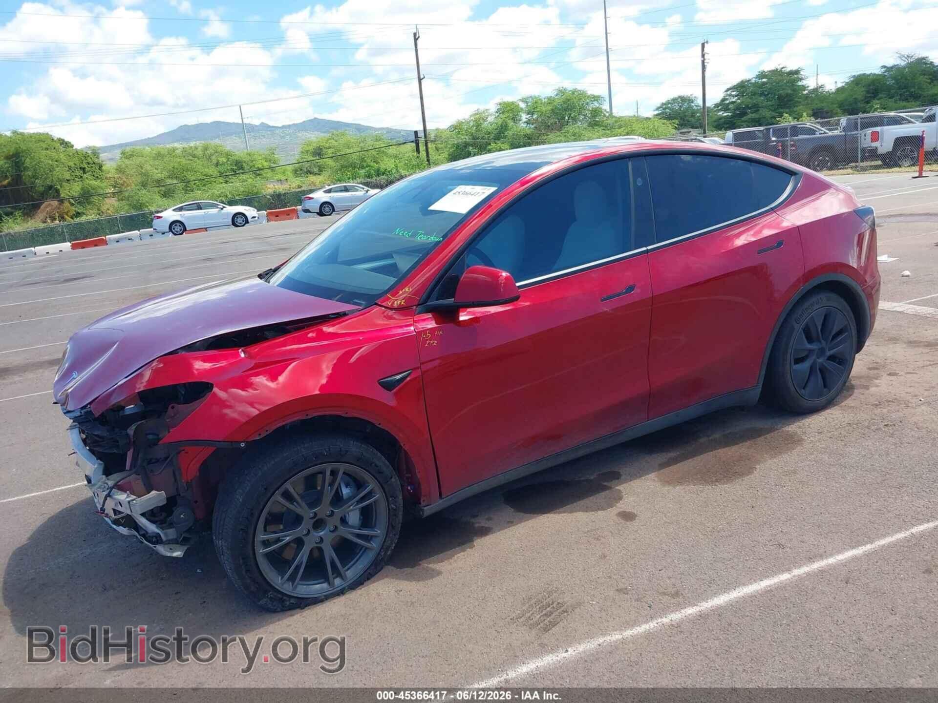 2024 TESLA MODEL Y - VIN: 7SAYGDED1RF131005 - Фото 2