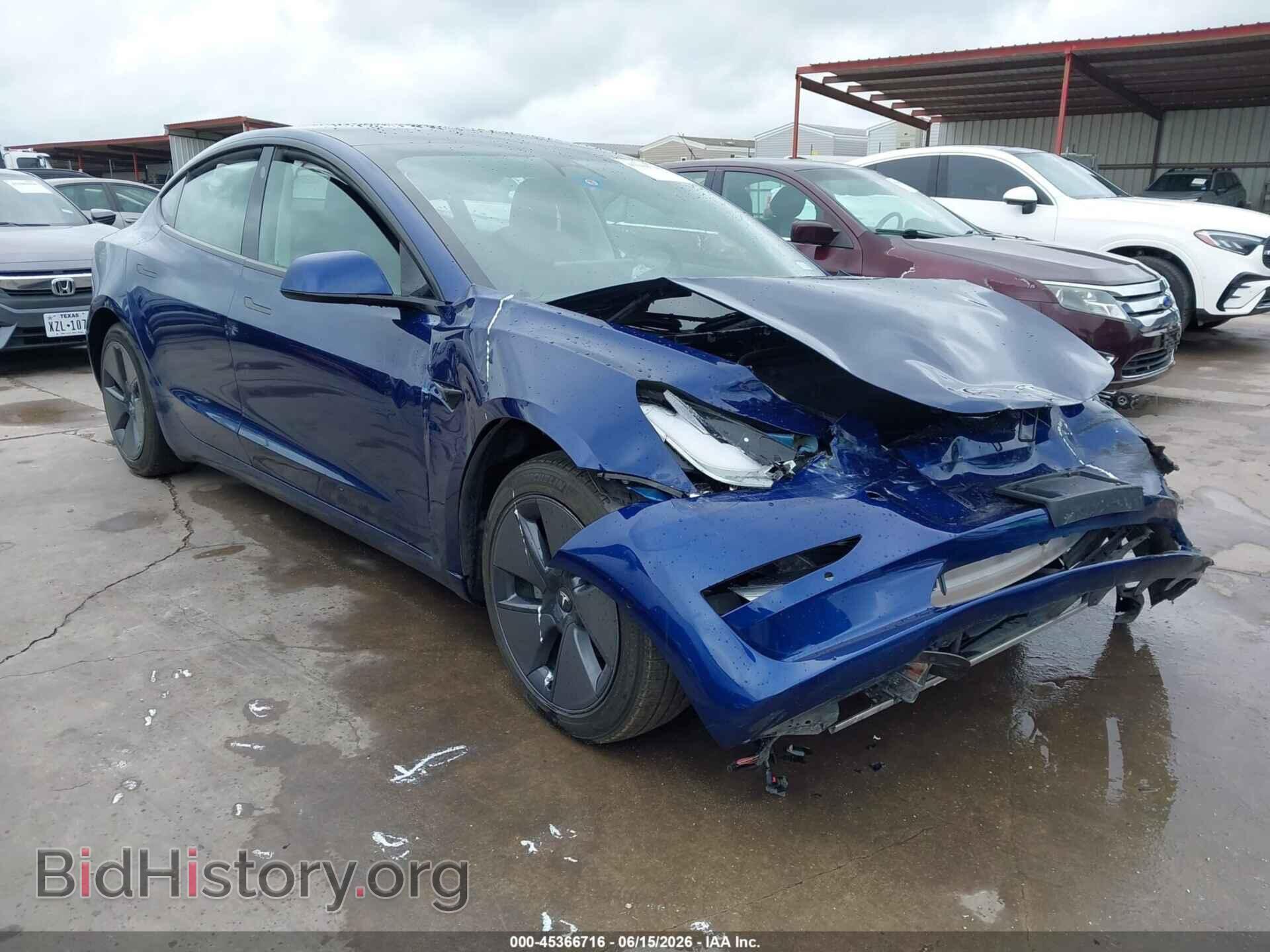 Photo 5YJ3E1EB0NF271518 - TESLA MODEL 3 2022