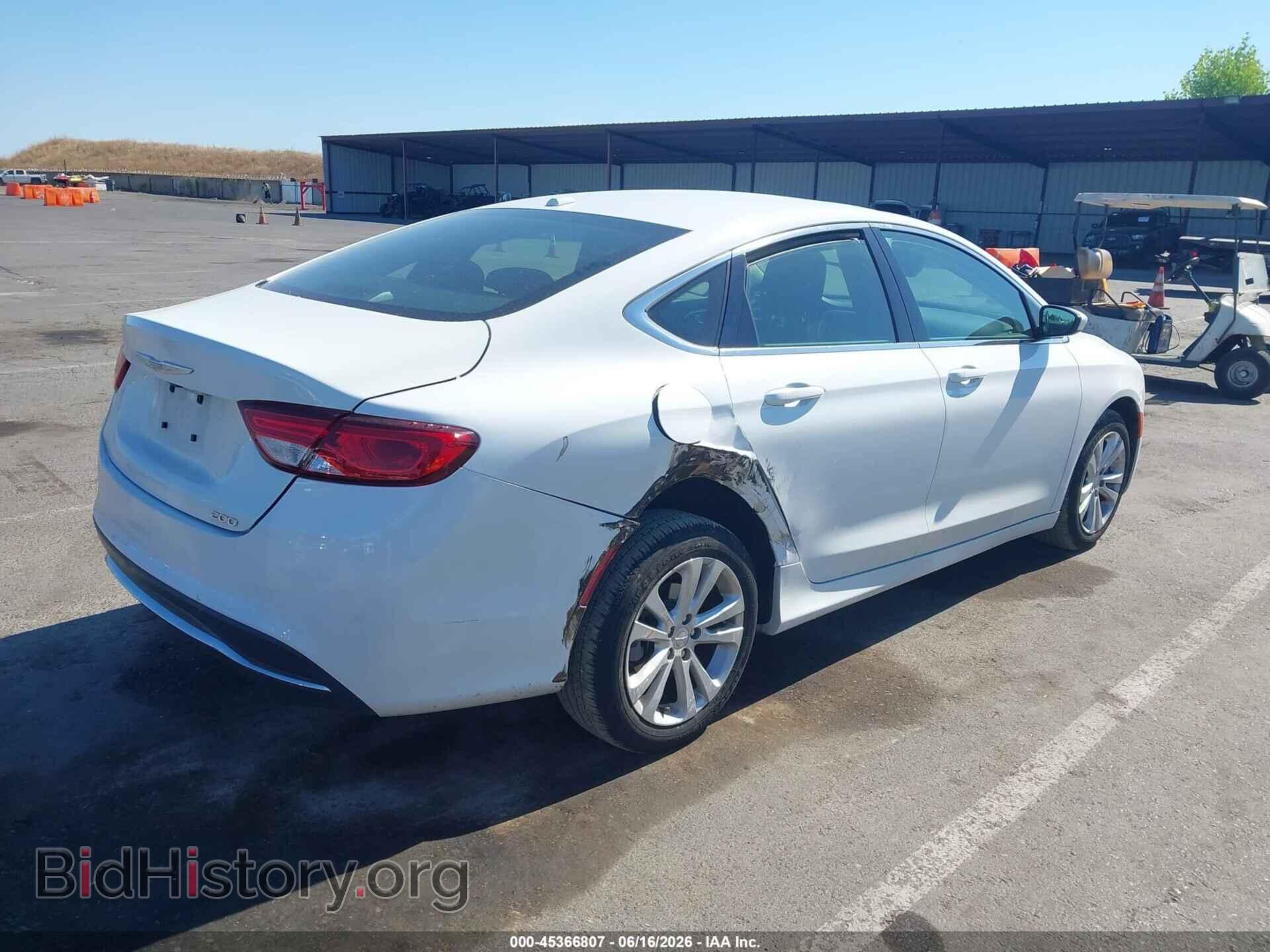 2015 CHRYSLER 200 - VIN: 1C3CCCAB0FN624869 - Фото 4