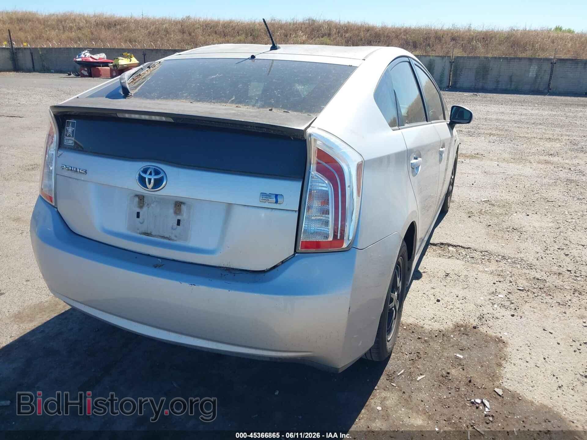 2013 TOYOTA PRIUS - VIN: JTDKN3DU1D1722019 - Фото 4