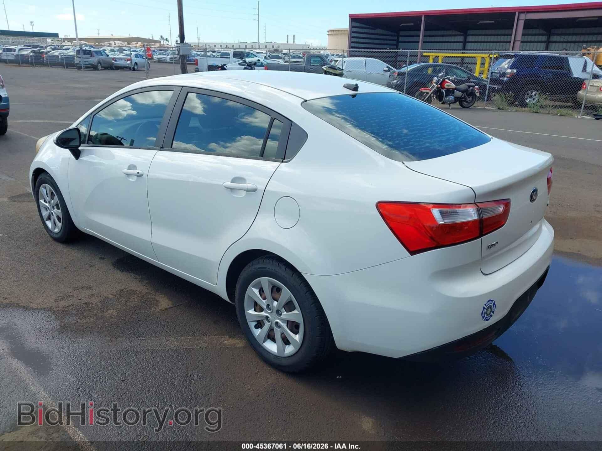 2013 KIA RIO - VIN: KNADM4A35D6183322 - Photo 3
