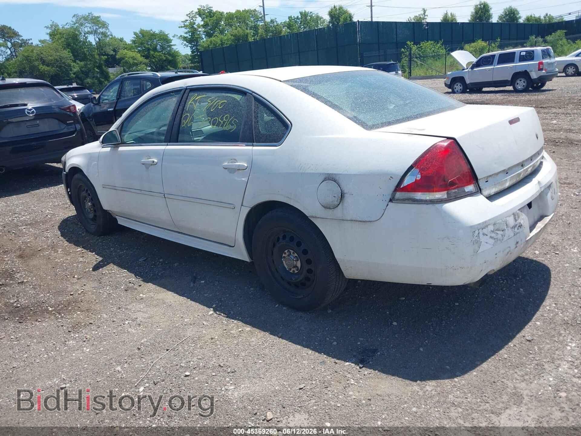 2012 CHEVROLET IMPALA - VIN: 2G1WD5E35C1275962 - Фото 3