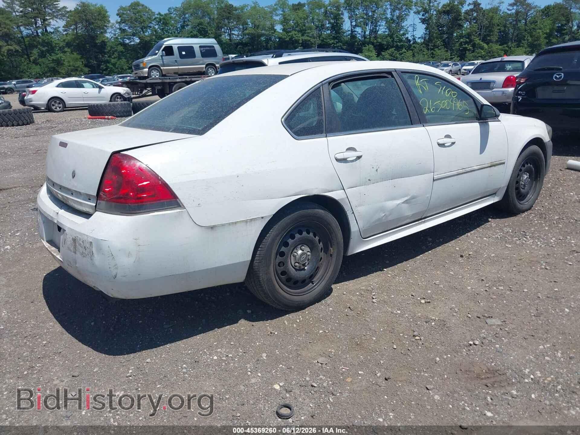 2012 CHEVROLET IMPALA - VIN: 2G1WD5E35C1275962 - Фото 4