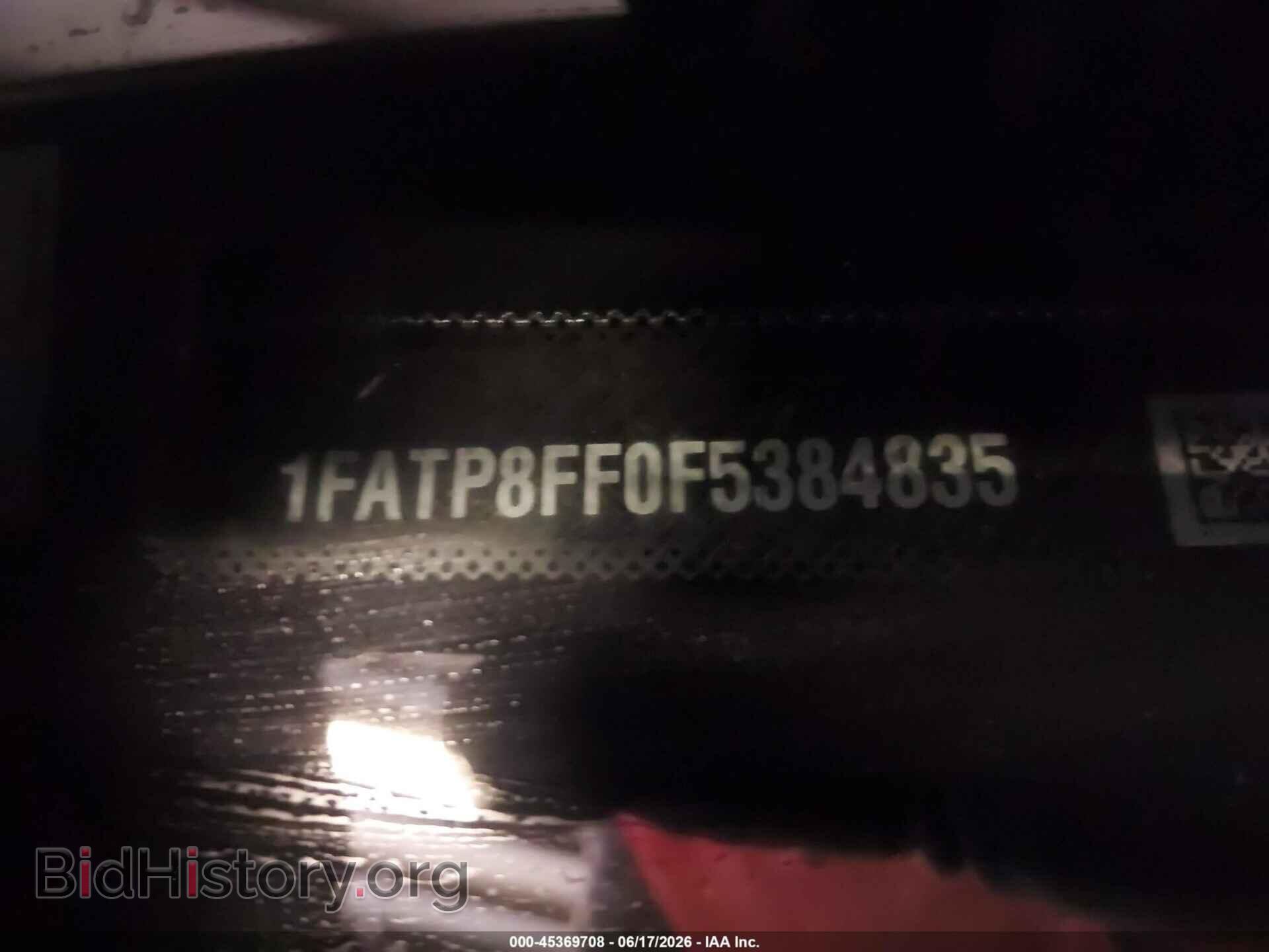 2015 FORD MUSTANG - VIN: 1FATP8FF0F5384835 - Photo 9