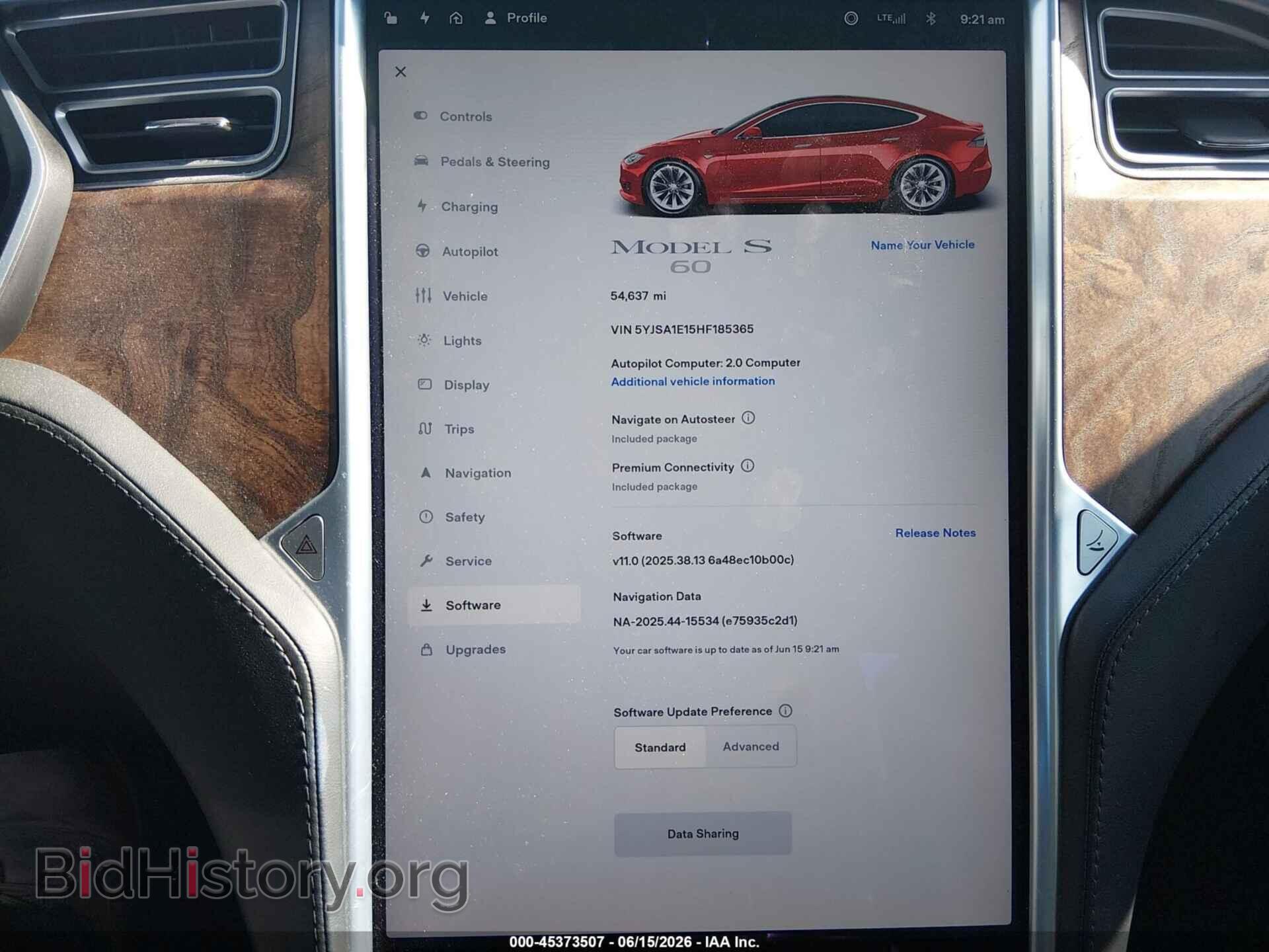 2017 TESLA MODEL S - VIN: 5YJSA1E15HF185365 - Photo 7
