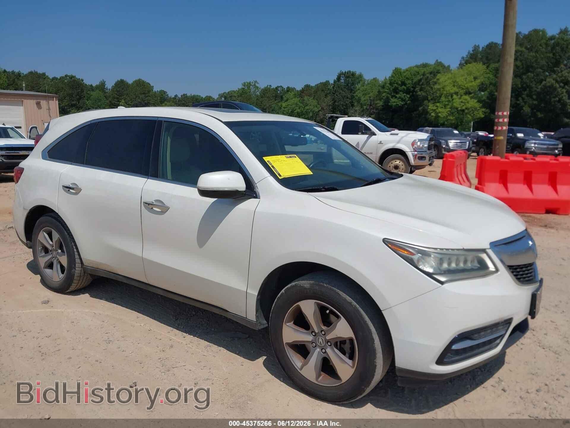 Фотография 5FRYD3H23EB011306 - ACURA MDX 2014