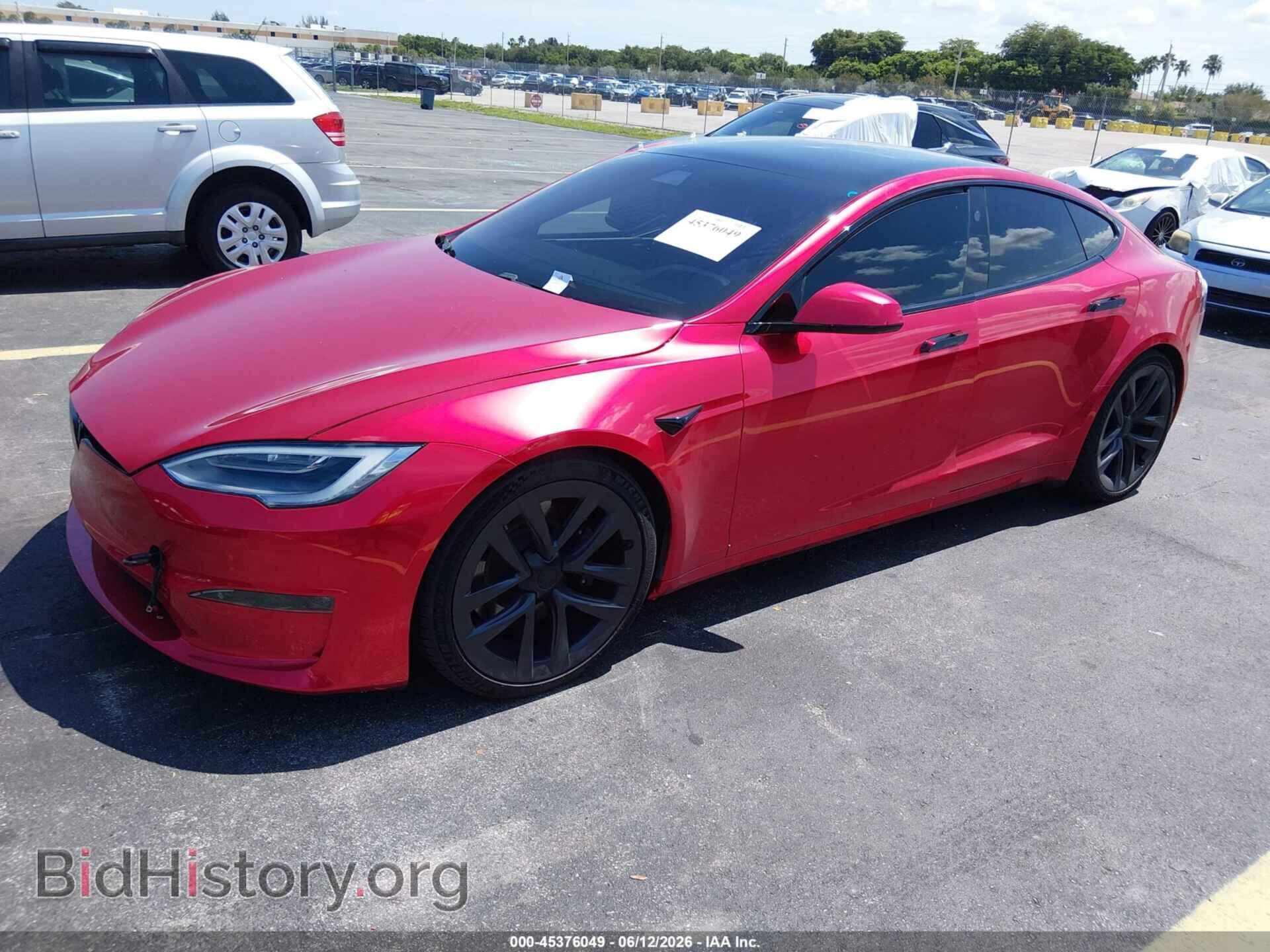 2021 TESLA MODEL S - VIN: 5YJSA1E68MF452083 - Фото 2