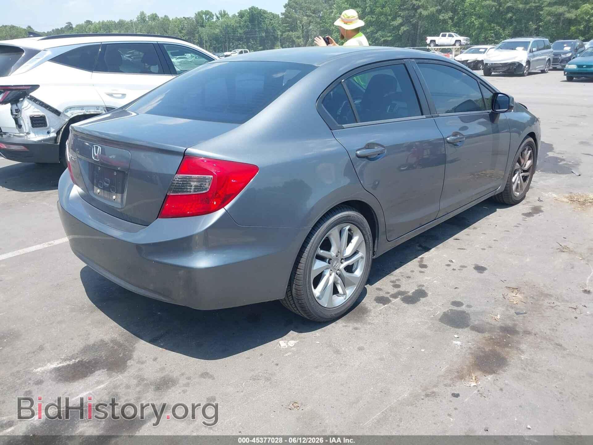 2012 HONDA CIVIC - VIN: 19XFB2F53CE104576 - Фото 4