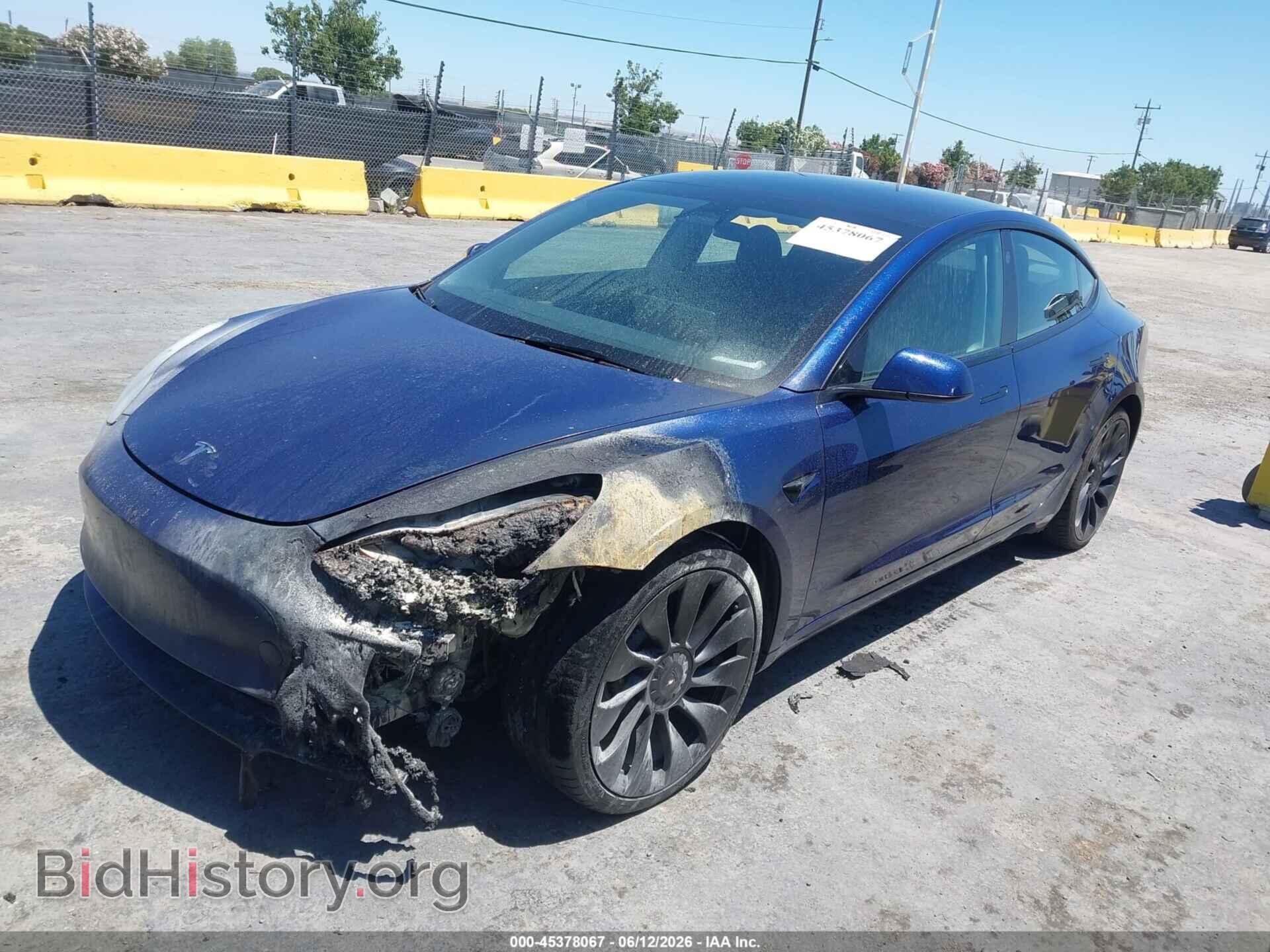 2023 TESLA MODEL 3 - VIN: 5YJ3E1EC0PF584838 - Фото 2