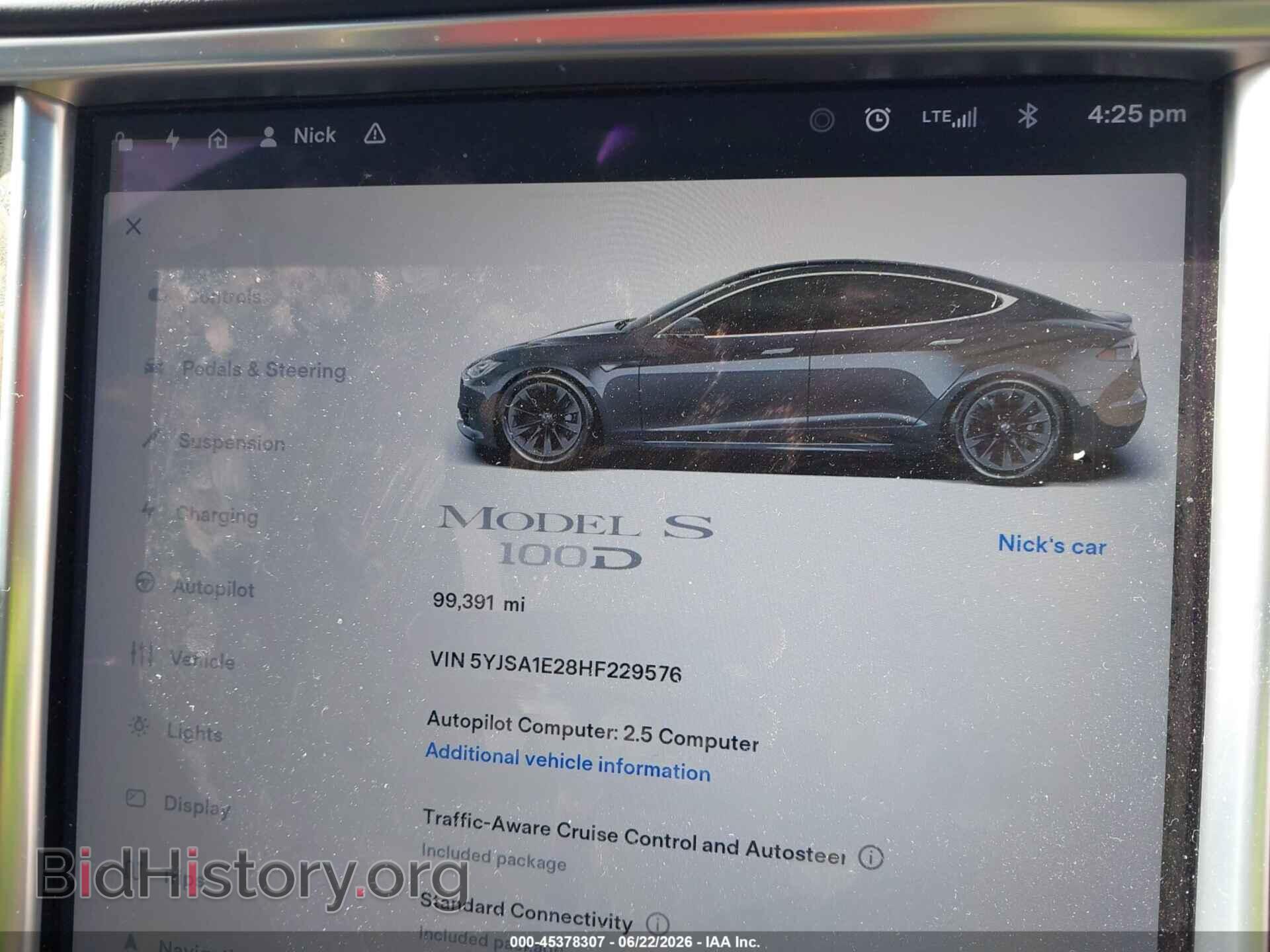 2017 TESLA MODEL S - VIN: 5YJSA1E28HF229576 - Photo 7