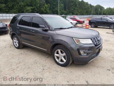 2016 Ford EXPLORER XLT, gray — VIN 1FM5K8D89GGD10899, IAAI
