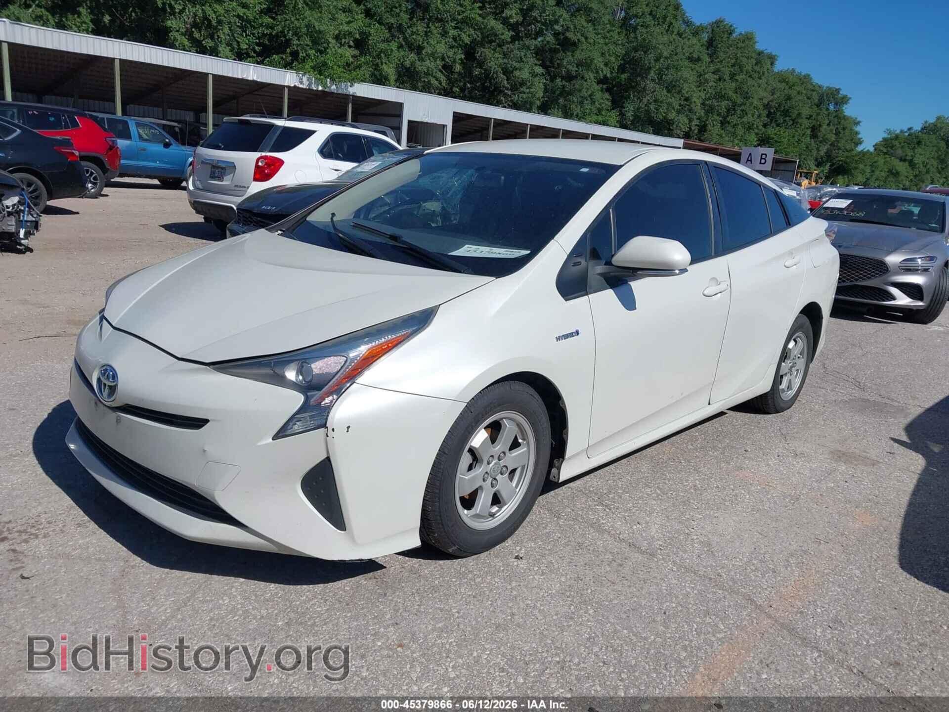 2016 TOYOTA PRIUS - VIN: JTDKBRFU3G3500504 - Фото 2