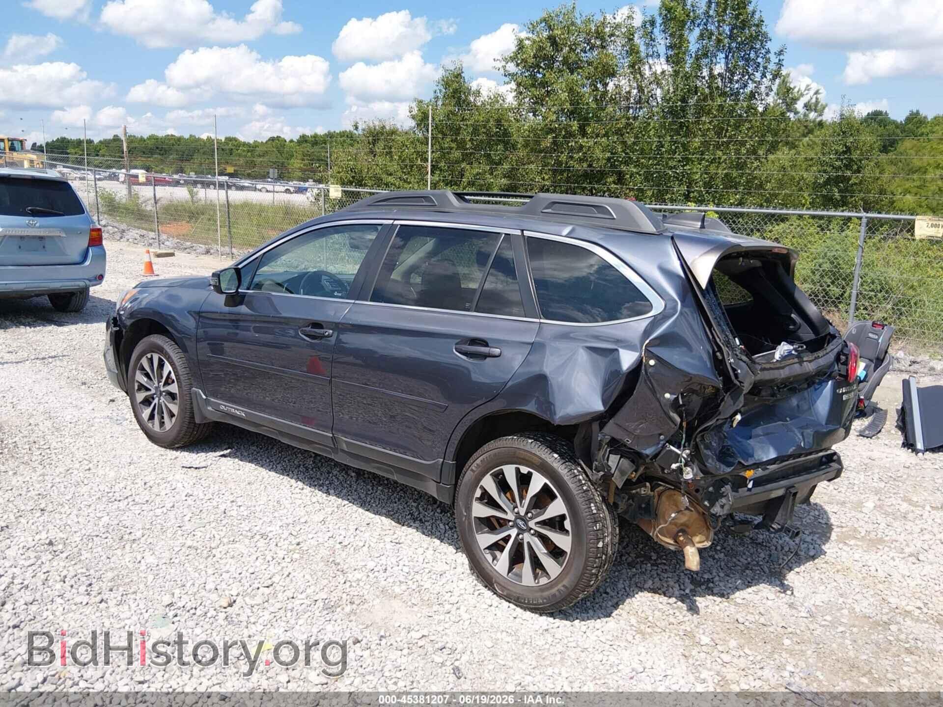 2017 SUBARU OUTBACK - VIN: 4S4BSANC9H3276081 - Фото 3