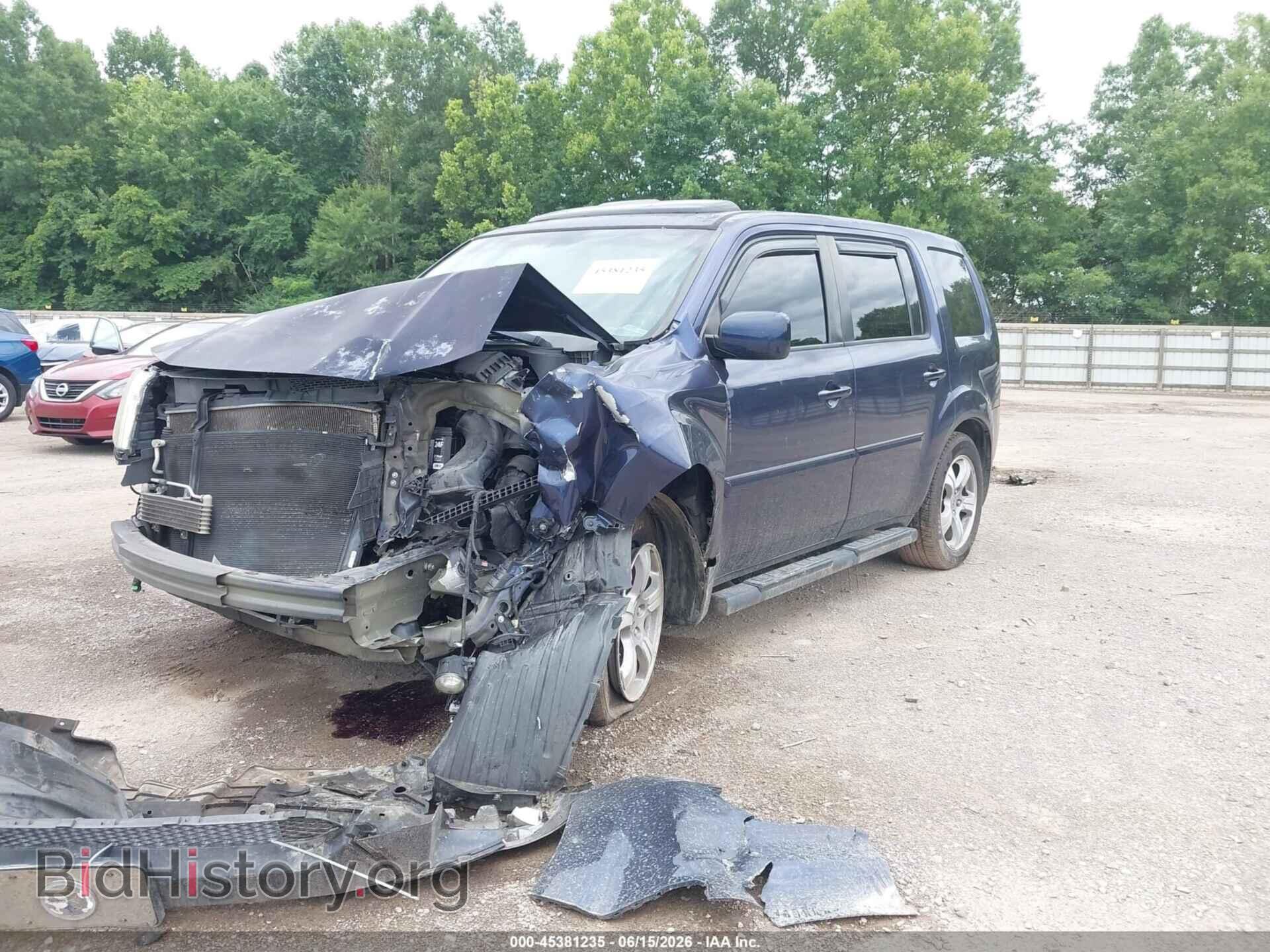 2013 HONDA PILOT - VIN: 5FNYF4H65DB011987 - Photo 2