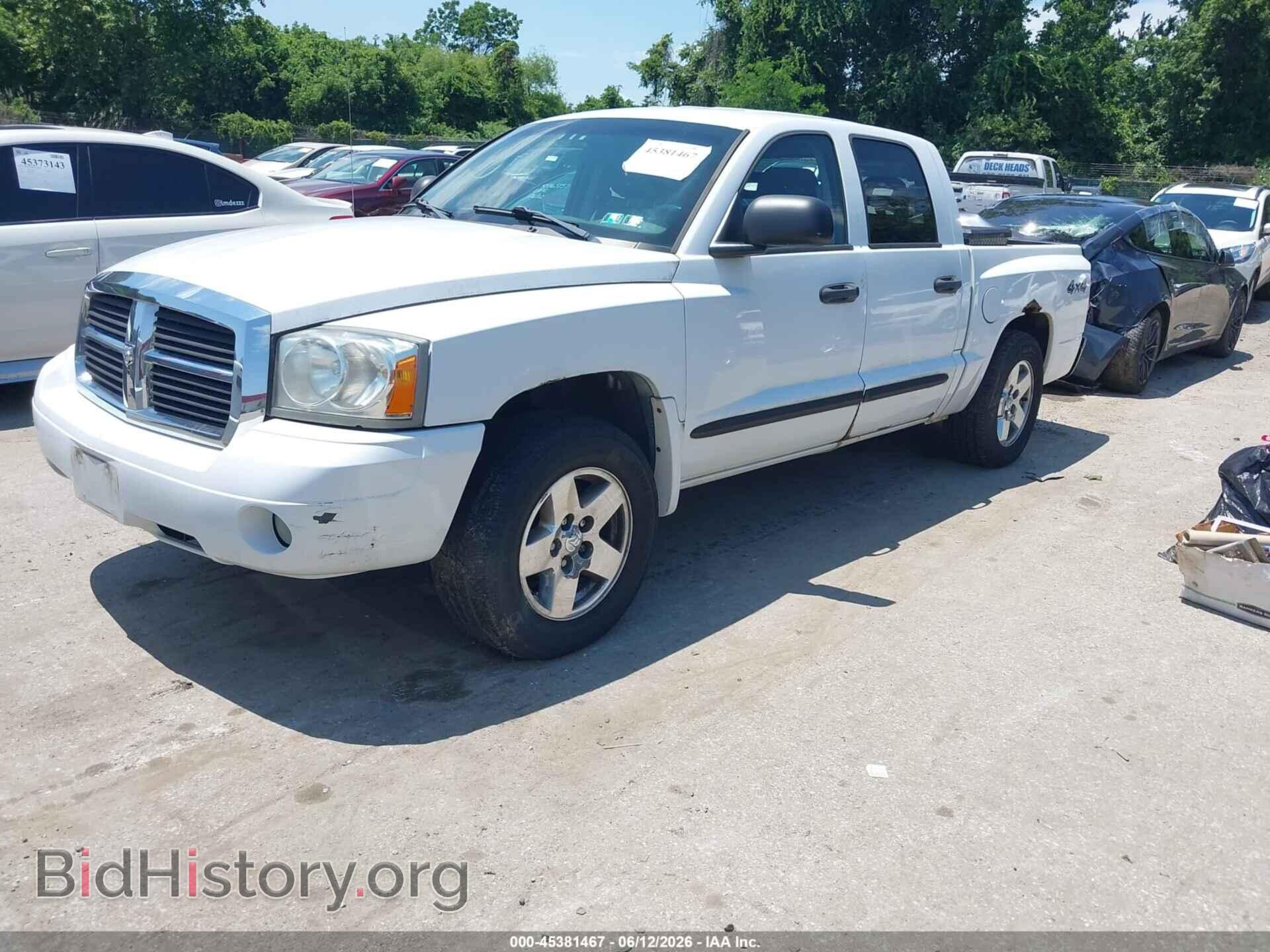 2006 DODGE DAKOTA - VIN: 1D7HW48N86S525478 - Фото 2