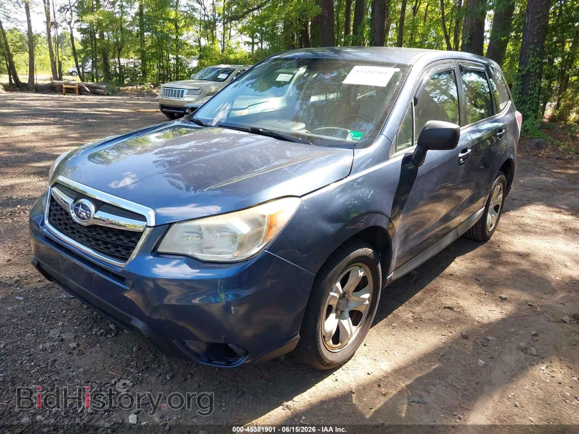 2014 SUBARU FORESTER - VIN: JF2SJAAC7EH422524 - Фото 2