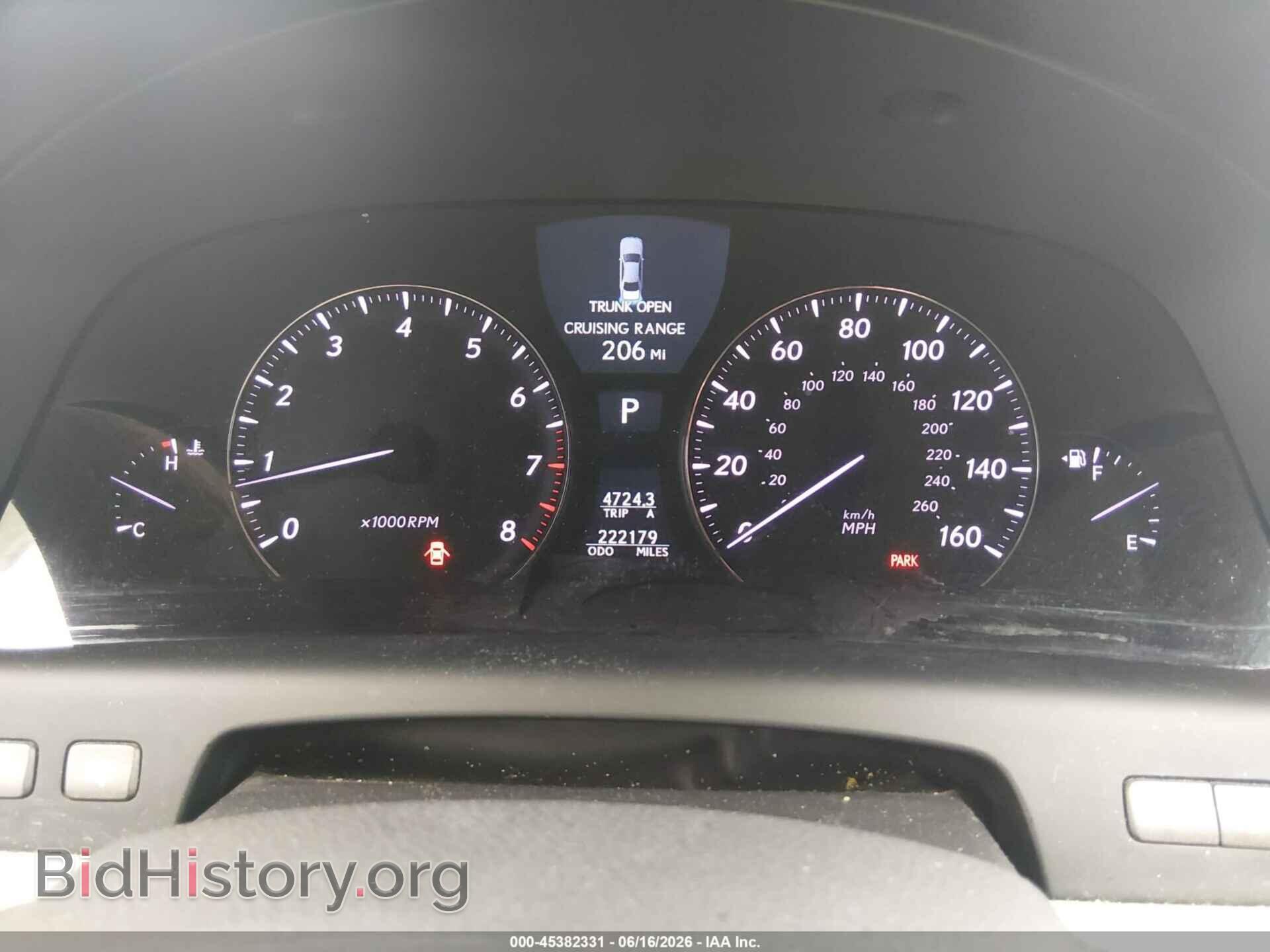 2010 LEXUS LS 460 - VIN: JTHBL5EF4A5093232 - Фото 7