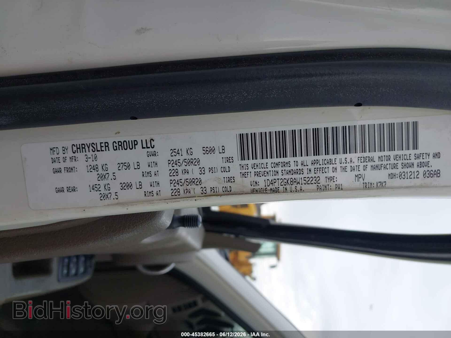2010 DODGE NITRO - VIN: 1D4PT2GK8AW152232 - Фото 9