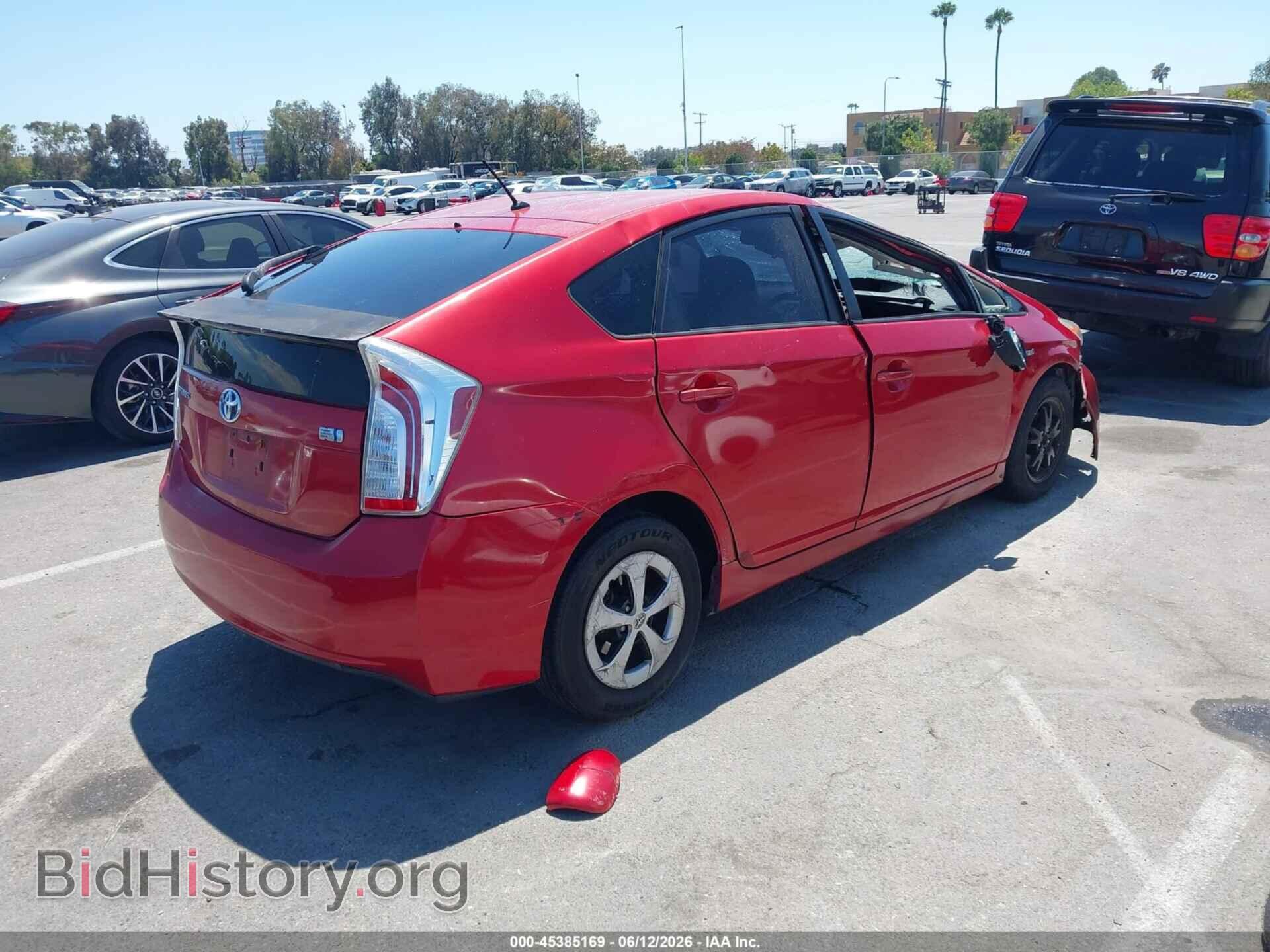 2012 TOYOTA PRIUS - VIN: JTDKN3DU3C1491929 - Фото 4