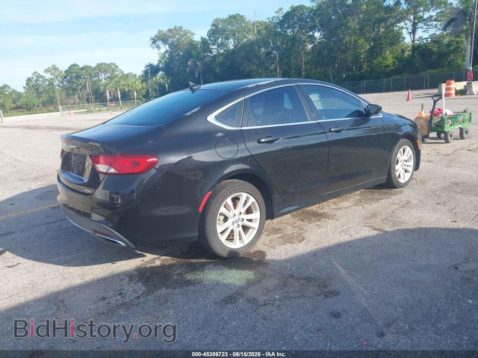 2016 CHRYSLER 200 - VIN: 1C3CCCAG2GN184585 - Фото 4