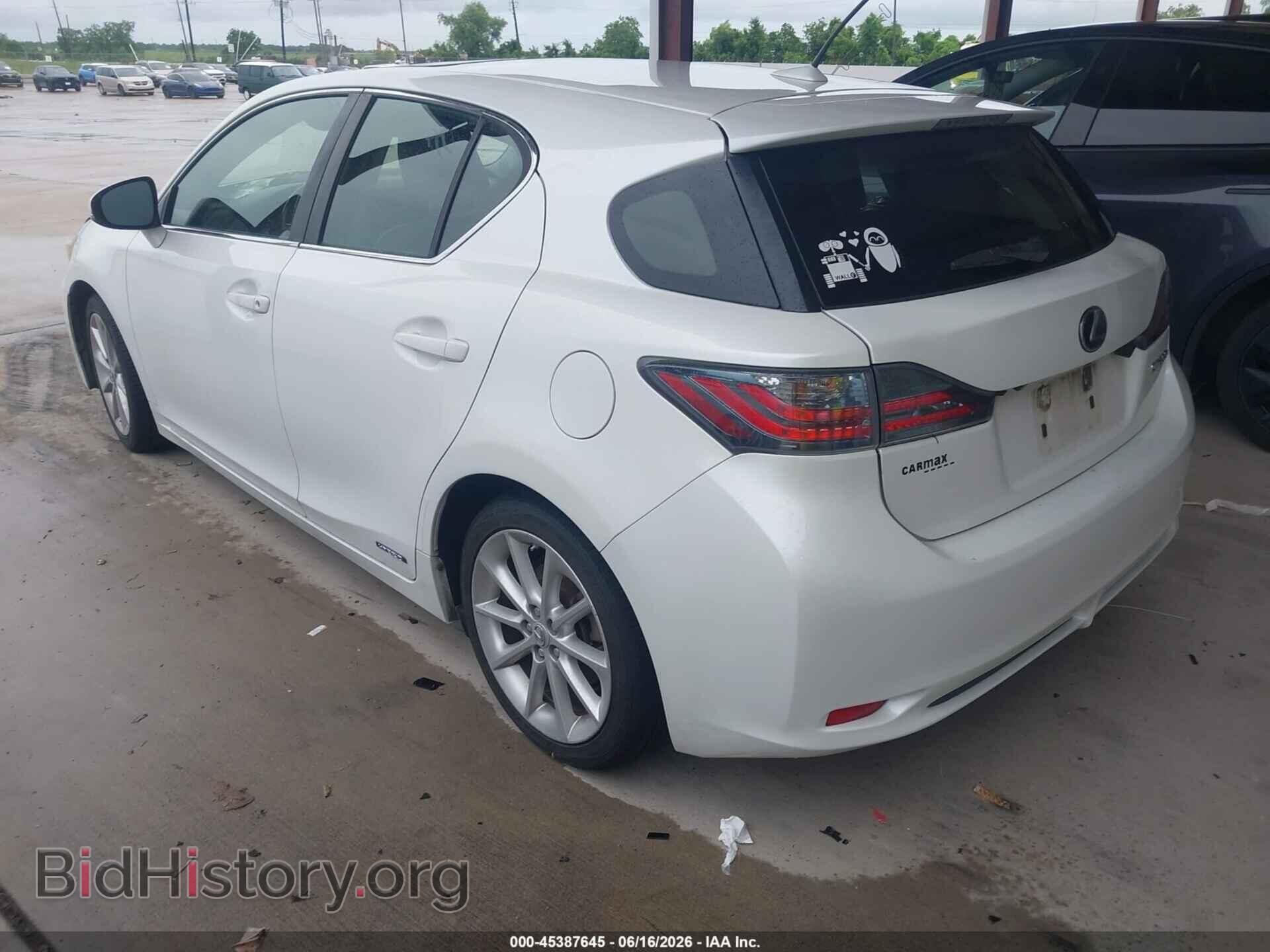 2013 LEXUS CT 200H - VIN: JTHKD5BH4D2144365 - Photo 3