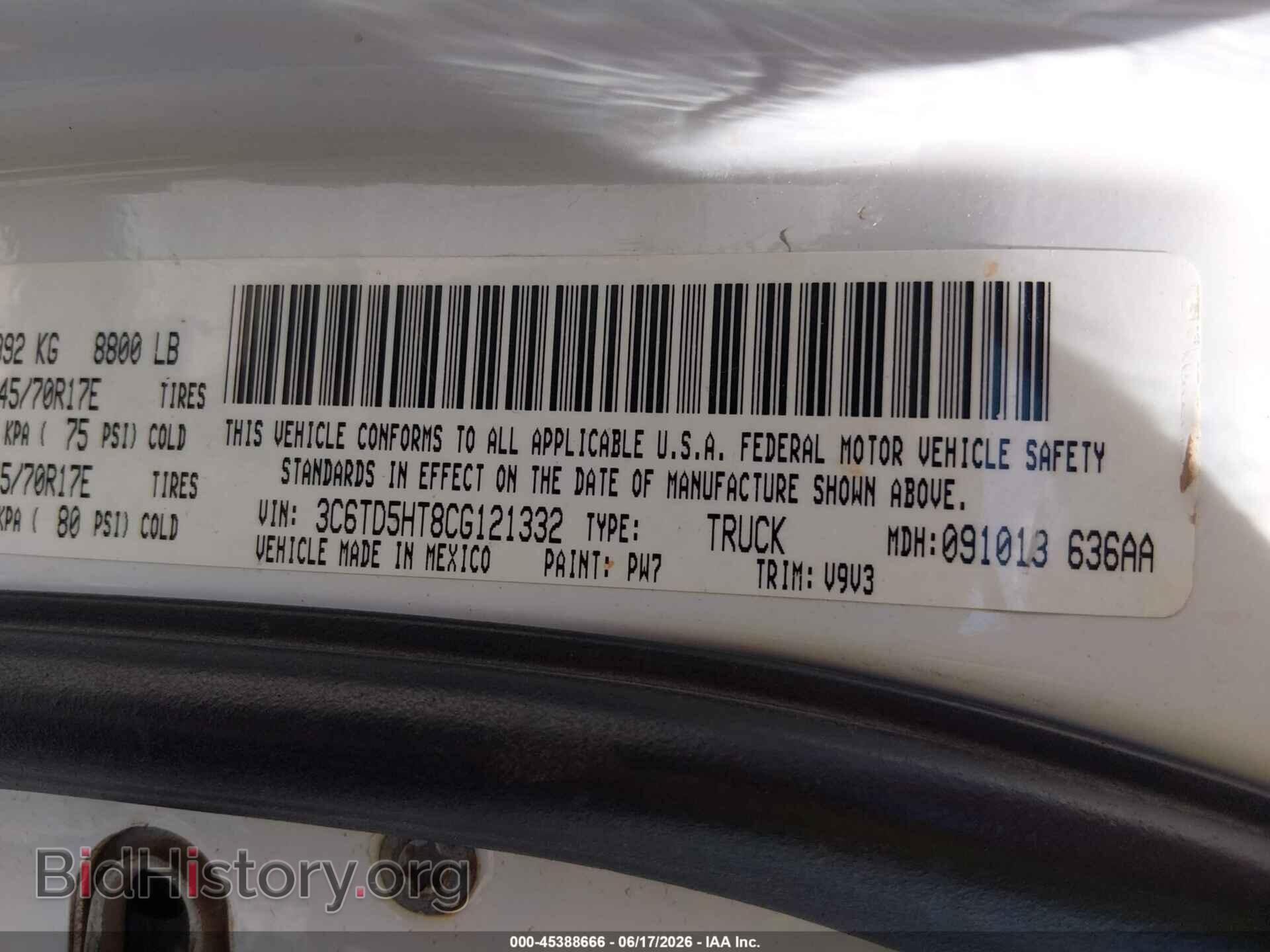 2012 RAM 2500 - VIN: 3C6TD5HT8CG121332 - Photo 9
