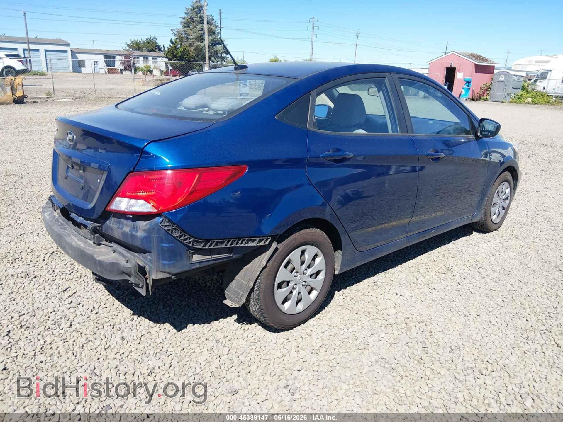 2016 HYUNDAI ACCENT - VIN: KMHCT4AE2GU119804 - Фото 4