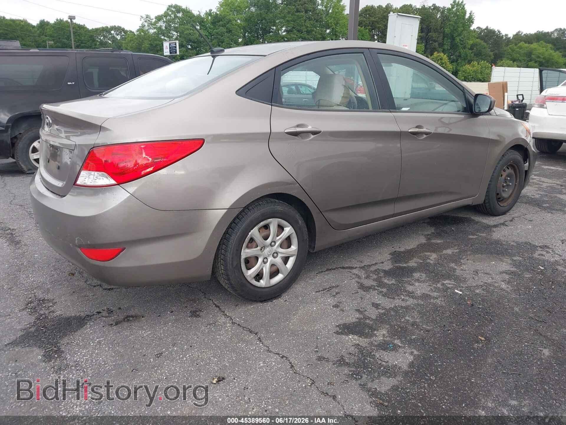 2013 HYUNDAI ACCENT - VIN: KMHCT4AE2DU477867 - Фото 4