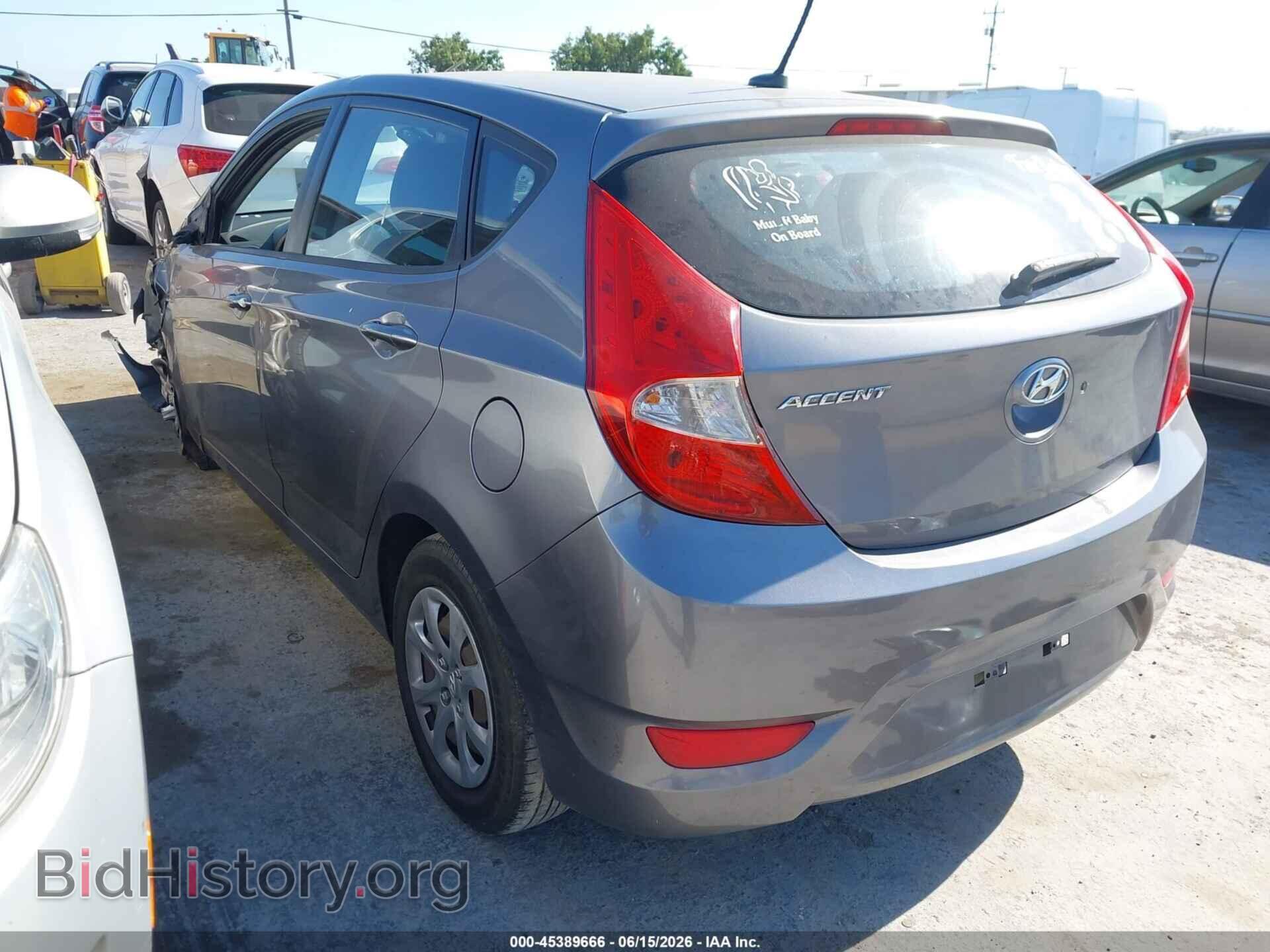 2014 HYUNDAI ACCENT - VIN: KMHCT5AEXEU151175 - Photo 3