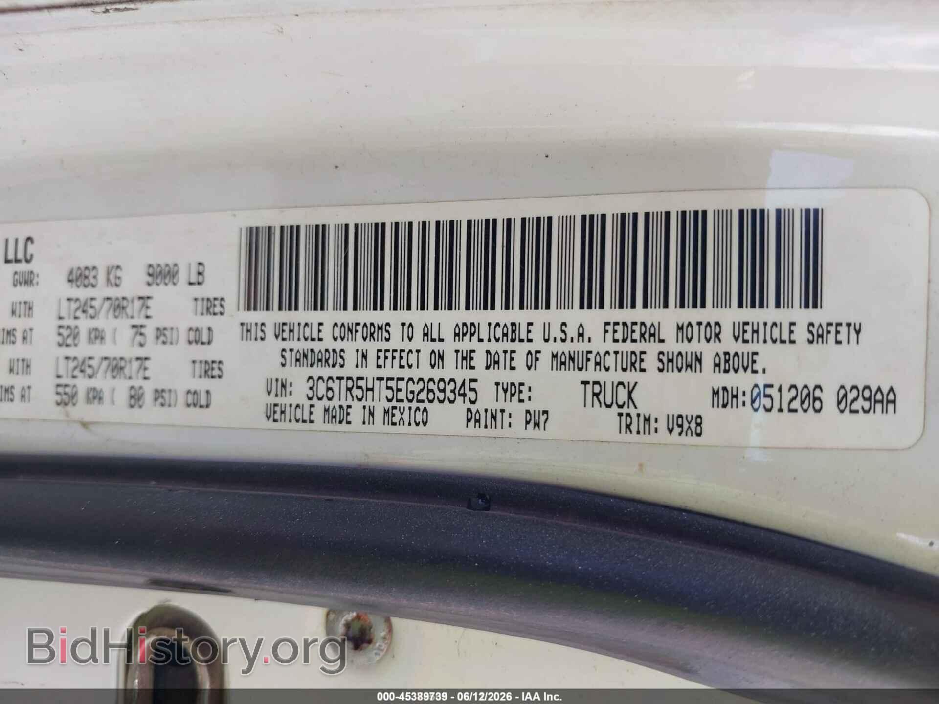 2014 RAM 2500 - VIN: 3C6TR5HT5EG269345 - Photo 9