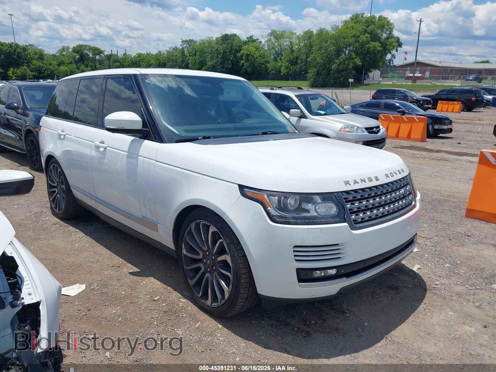 Фотография SALGS2WF7EA167630 - LAND ROVER RANGE ROVER 2014