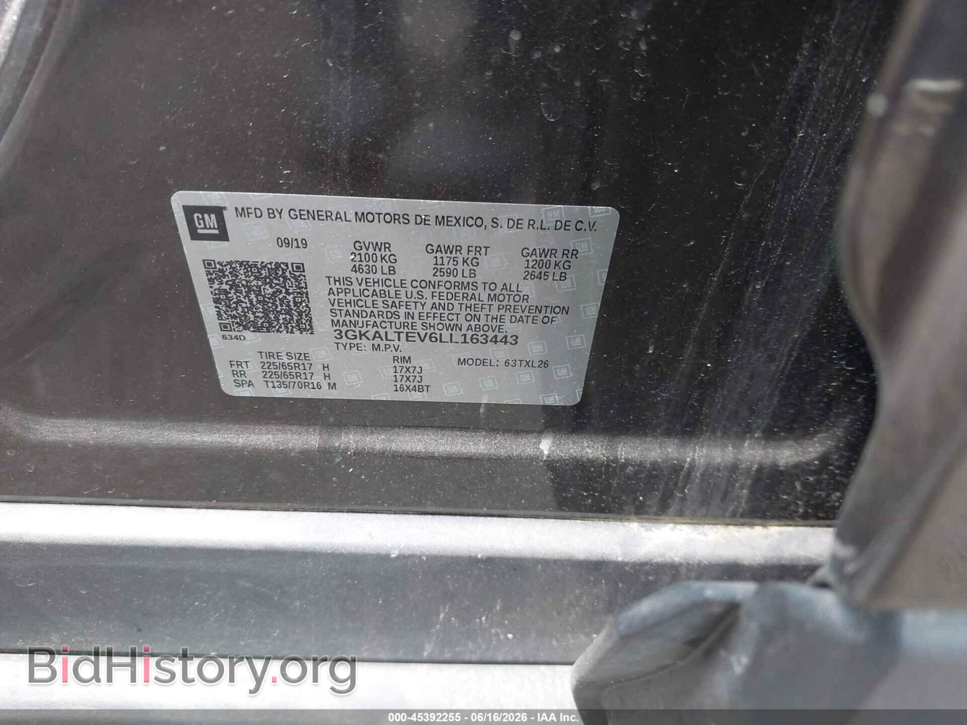 2020 GMC TERRAIN - VIN: 3GKALTEV6LL163443 - Photo 9