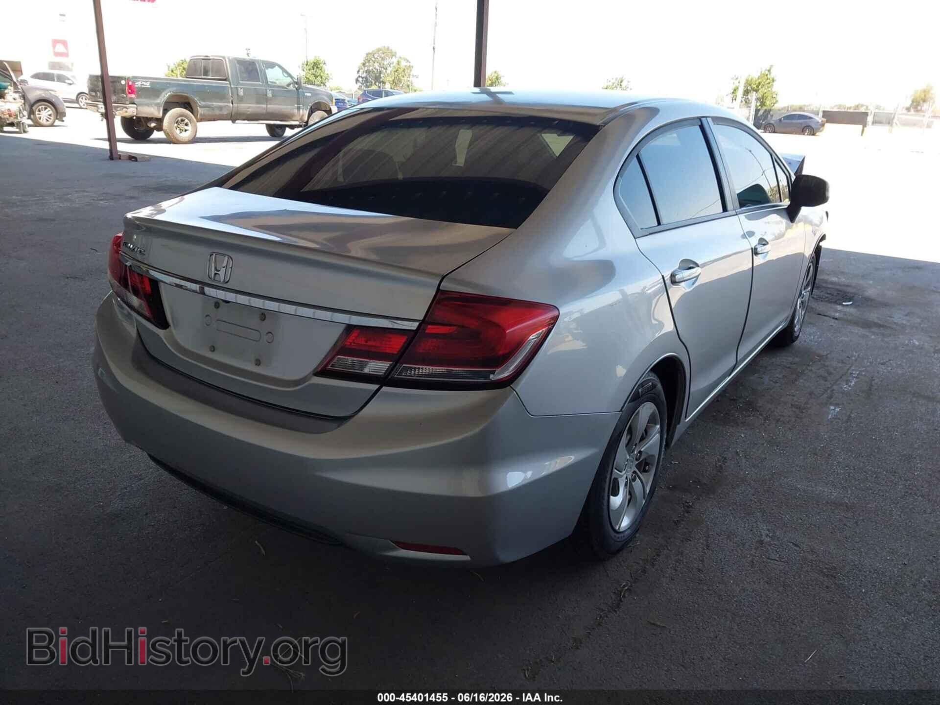 2013 HONDA CIVIC - VIN: 19XFB2F54DE251927 - Фото 4