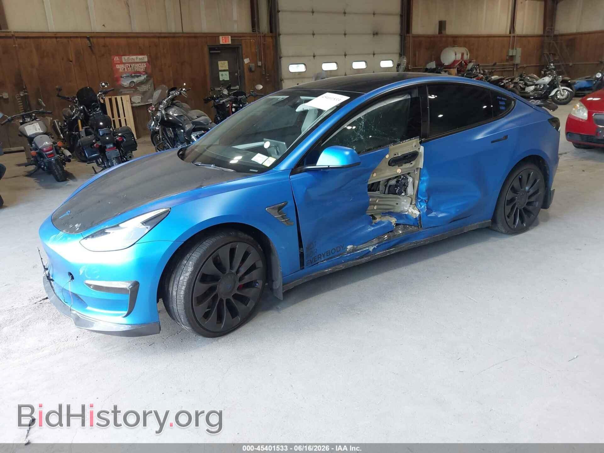 2022 TESLA MODEL 3 - VIN: 5YJ3E1EC8NF270206 - Фото 2