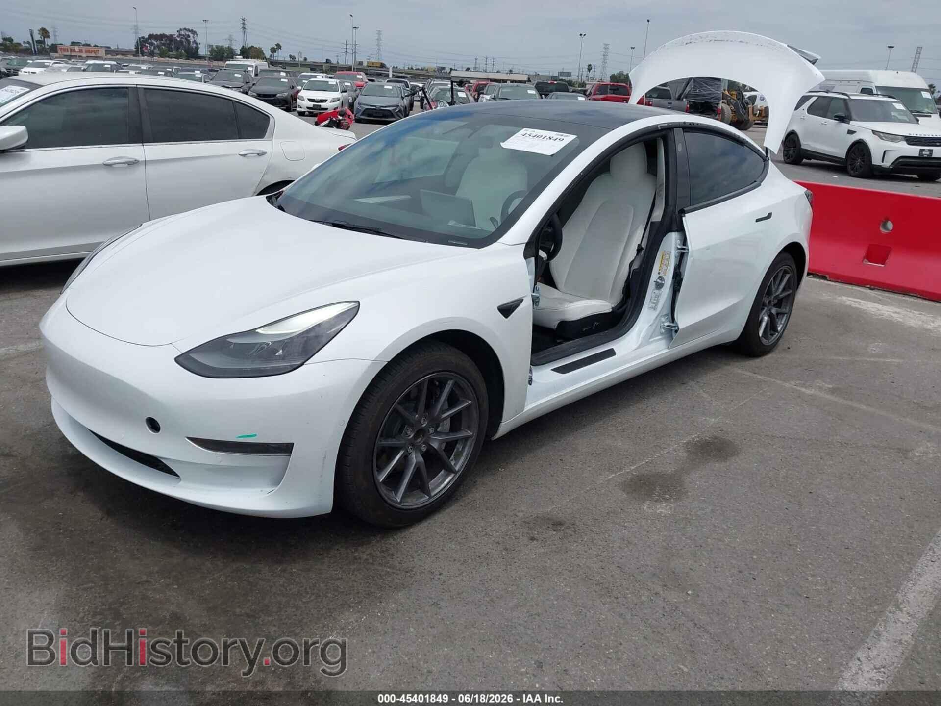 2022 TESLA MODEL 3 - VIN: 5YJ3E1EA2NF357954 - Фото 2