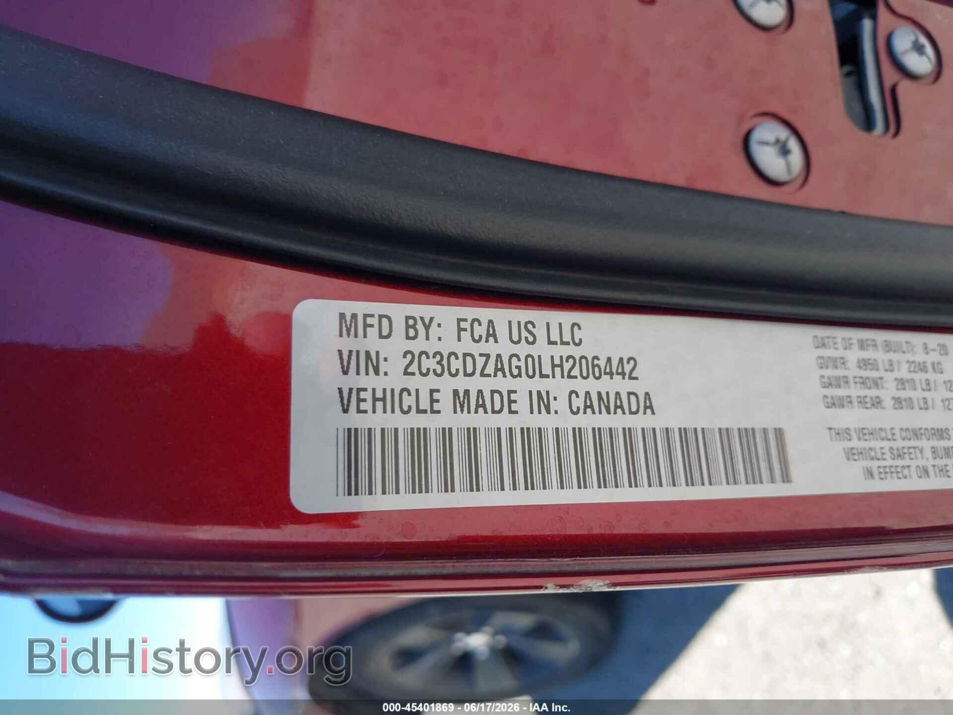 2020 DODGE CHALLENGER - VIN: 2C3CDZAG0LH206442 - Photo 9