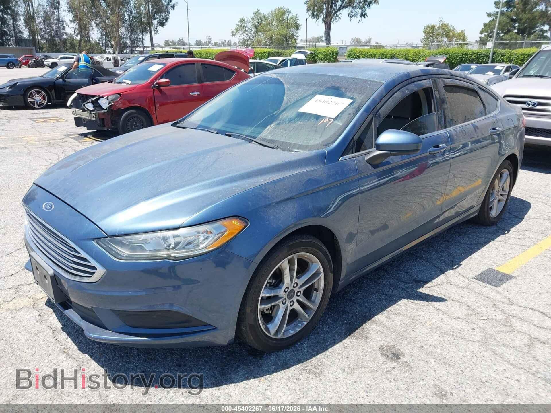 2018 FORD FUSION - VIN: 3FA6P0HD9JR154565 - Фото 2