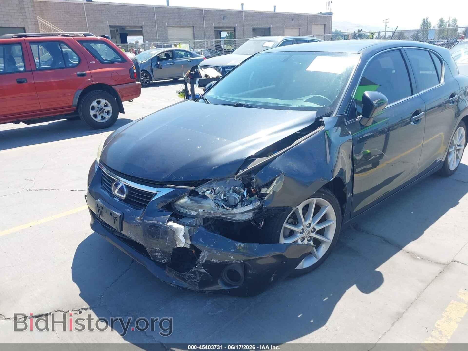2011 LEXUS CT 200H - VIN: JTHKD5BH9B2043464 - Фото 6