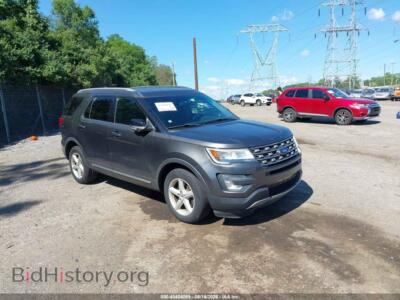 2016 Ford EXPLORER XLT, gray — VIN 1FM5K8D87GGC53473, IAAI