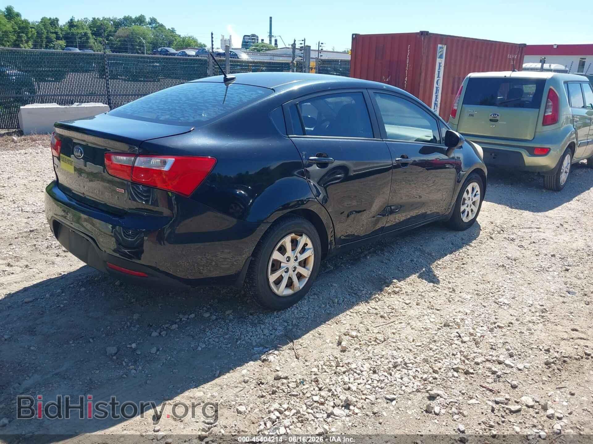 2013 KIA RIO - VIN: KNADM4A34D6221073 - Фото 4