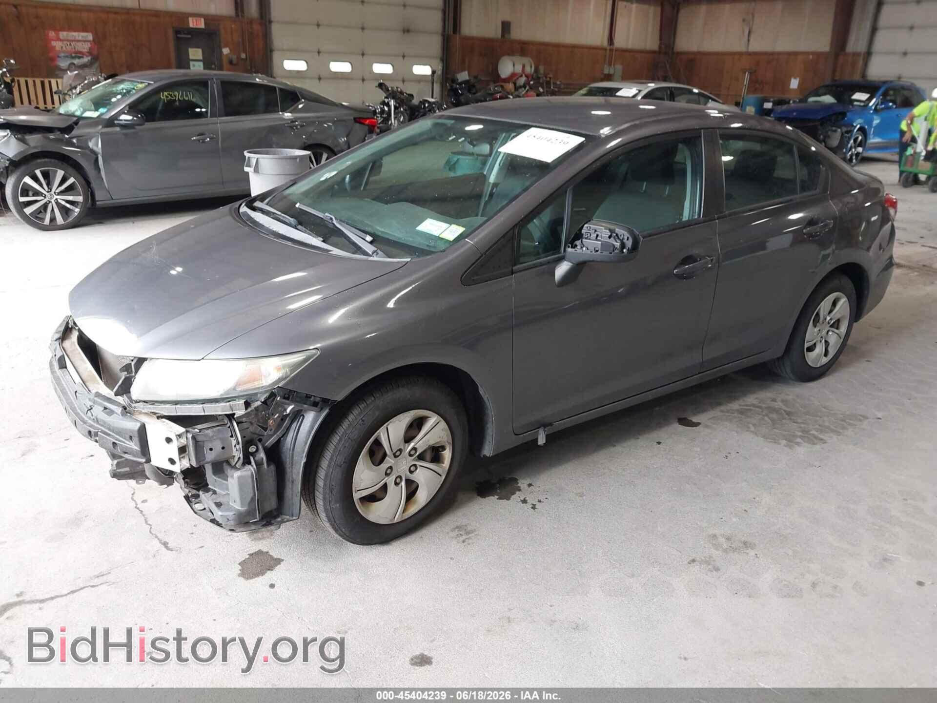 2014 HONDA CIVIC - VIN: 2HGFB2F59EH513531 - Фото 2