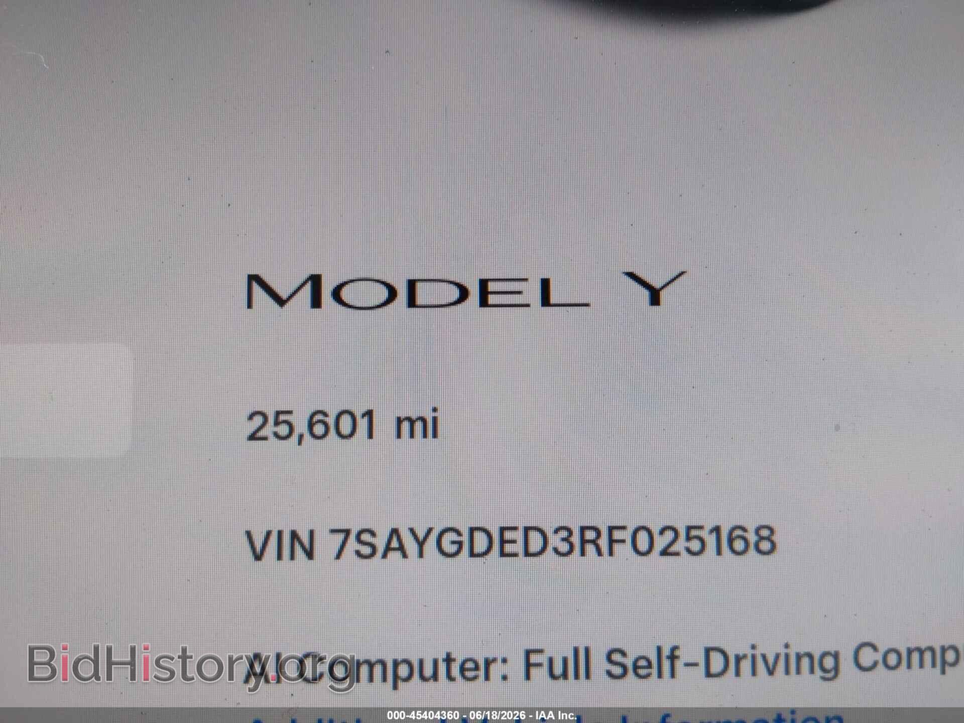 2024 TESLA MODEL Y - VIN: 7SAYGDED3RF025168 - Фото 14