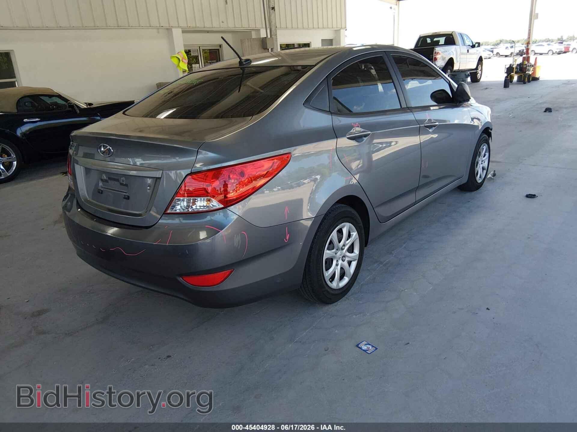 2013 HYUNDAI ACCENT - VIN: KMHCT4AE9DU585502 - Фото 4