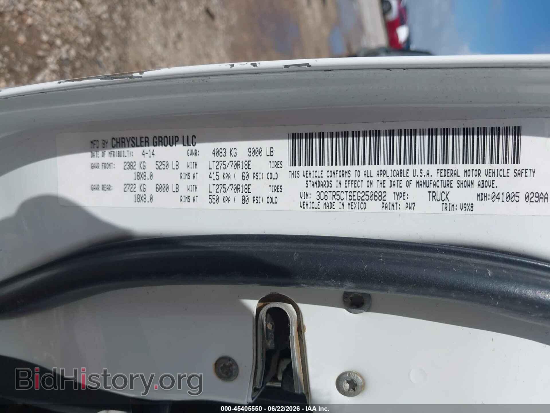 2014 RAM 2500 - VIN: 3C6TR5CT6EG250682 - Photo 9