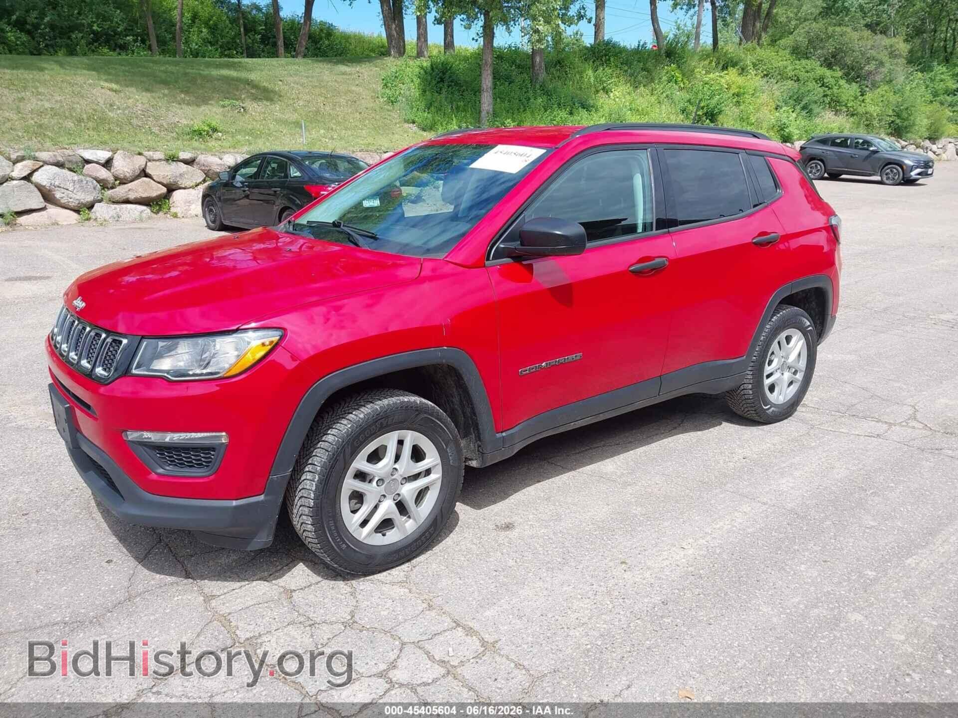 2018 JEEP COMPASS - VIN: 3C4NJDAB9JT392233 - Фото 2